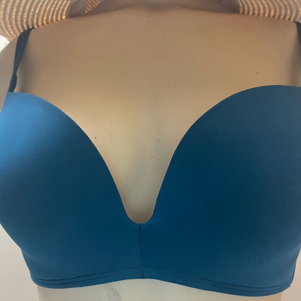 Maidenform Deep Turquoise Blue Plunge Bra